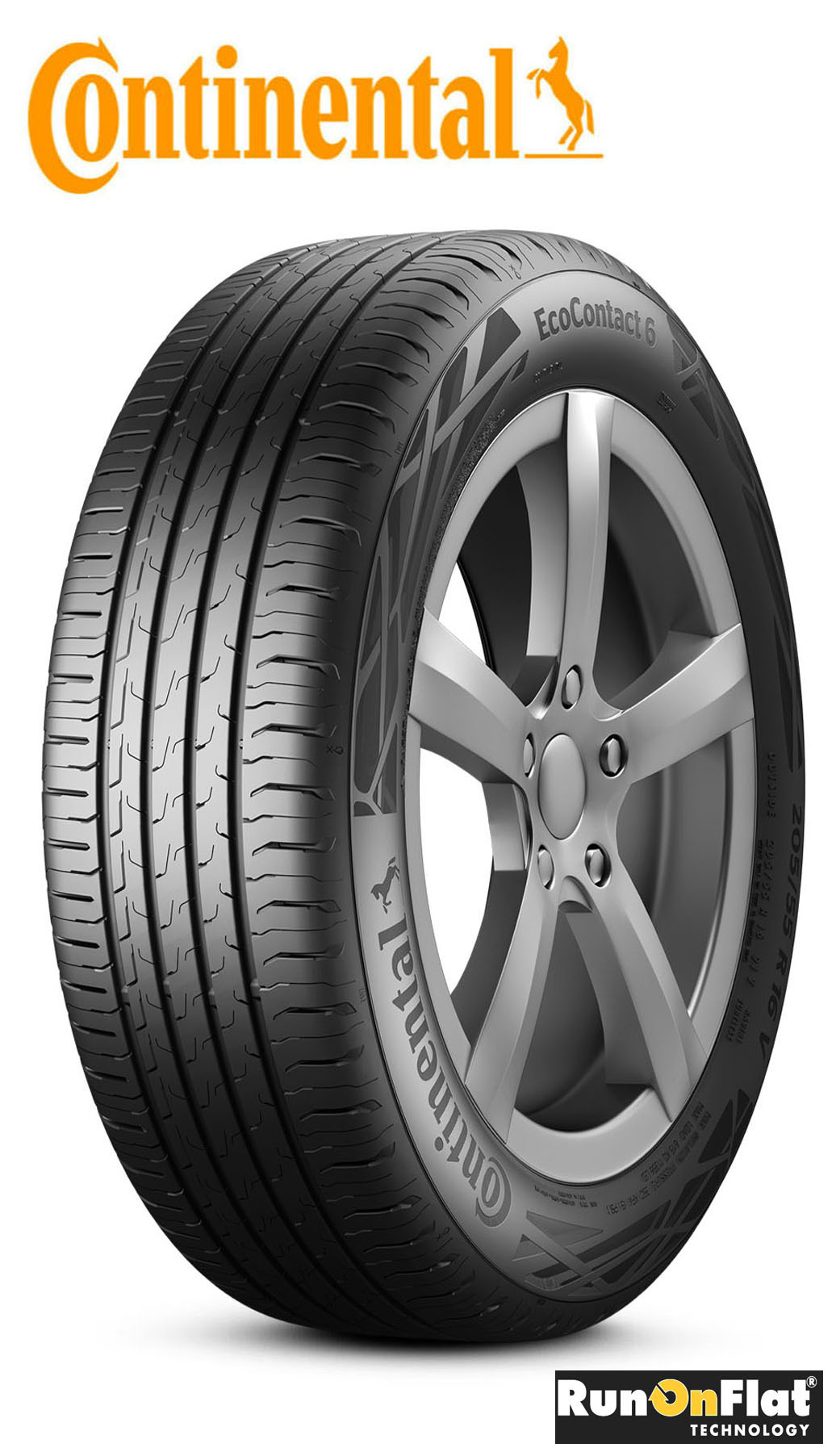 205/55R16 91W EcoContact 6 SSR *